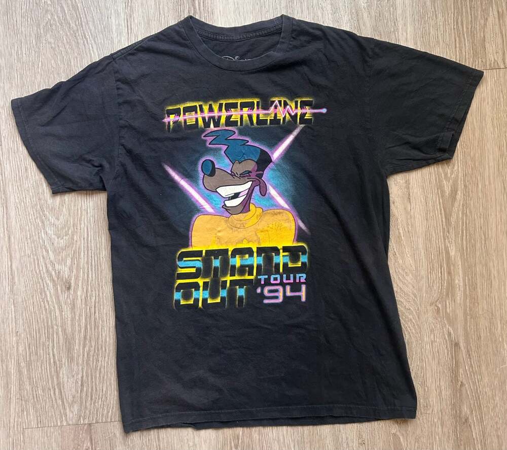 Disney A Goofy Movie Powerline Stand Out Tour '94 Graphic T-Shirt